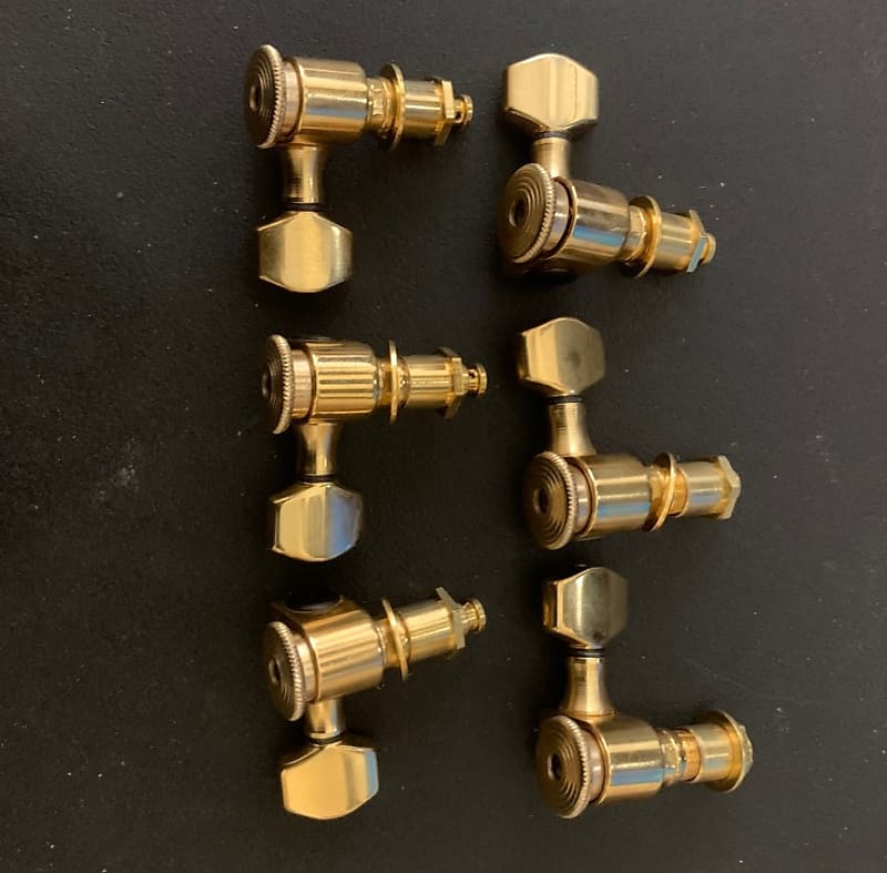 Sperzel Trimlok 3x3 Locking Tuners, Gold | Reverb