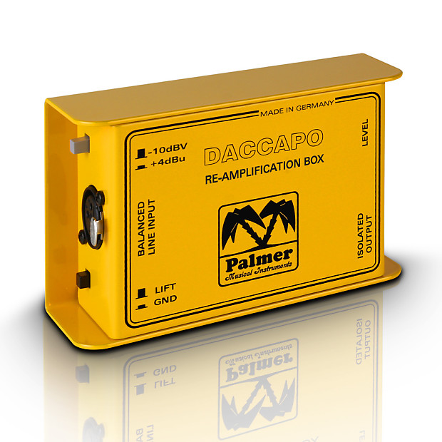 選ぶなら DACCAPO Palmer - Reverb | REAMP Box Re-Amplification 配信機器・PA機器・レコーディング機器