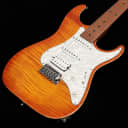 Suhr J Select Standard Plus Roasted Maple Fingerboard Trans Amber  (06/05)