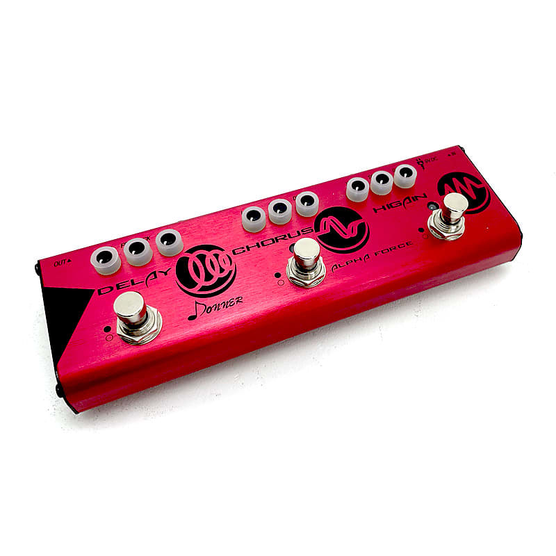 Donner Alpha Force Multi Guitar Effects Pedal Reverb