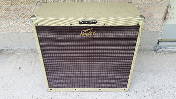 USA Peavey Classic Tweed 115E 1x15 Extension Cabinet 16 Ohm Tweed