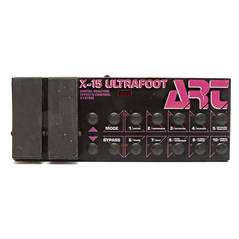 ART X15 Ultrafoot Digital MIDI Effects Control System Reverb