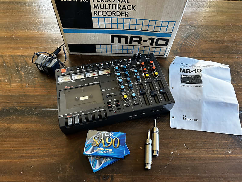 vestax MR10 1980s cassette 4track recorder like new in box Reverb