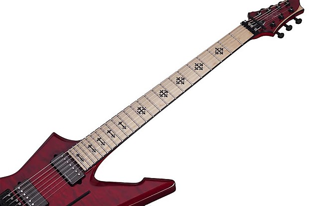 Schecter Jeff Loomis Cygnus JLX-7 FR See Thru Cherry STC *B