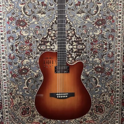 Godin A6 Ultra Semi-Acoustic/Electric Guitar Cognac Burst