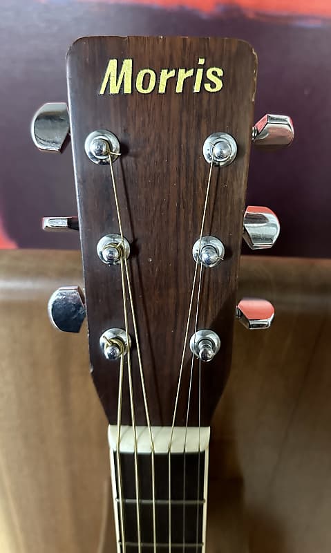 Acoustic Guitar Morris MD-505 Dreadnought Natural Spruce Top