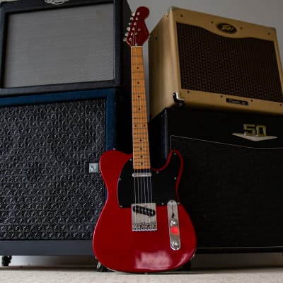 MAGNUM  GALAXY IV  1990'S  - RED TELECASTER for sale
