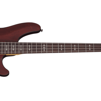 Schecter Omen-4 Electric Bass in Walnut Satin Finish image 2