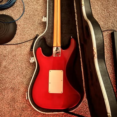 1995 Fender Strat Plus Deluxe with Rosewood Fretboard Crimson Burst image 7
