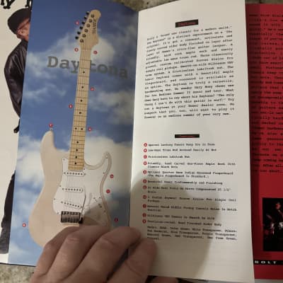 Hamer Catalog 1996 Standard artist Archtop eclipse 12 string special mirage Duo Tone. P-90 T 51 vintage S Daytona Californian chaparral bass Cruise bass slammer image 14