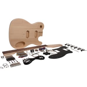 Seismic Audio SADIYG-04 Premium Tele-Style DIY Electric Guitar Kit w/ Dual Humbucker Pickups