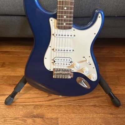 Fender Standard HSS Stratocaster with Maple Fretboard 2006 - 2008 - Electron Blue image 2