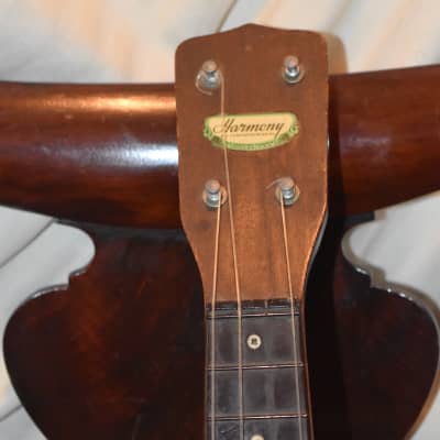 harmony ukulele 1960's sunburst image 4