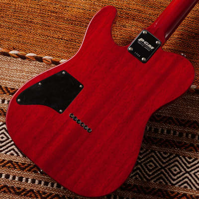 K.Nyui Custom Guitars KN-TE Thinline w/Lollar P.U Inperial HB  #1744 - Trans Cherry image 9
