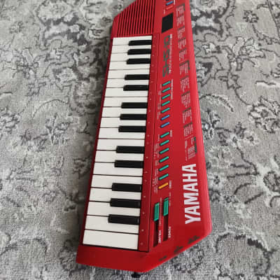 Yamaha SHS-10R Keytar 1987 - Red vintage retro key tar midi keyboard keys