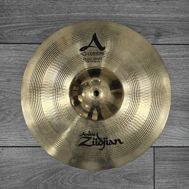 Zildjian 14" A Custom Rezo Hi-Hat Cymbals (Pair) image 1