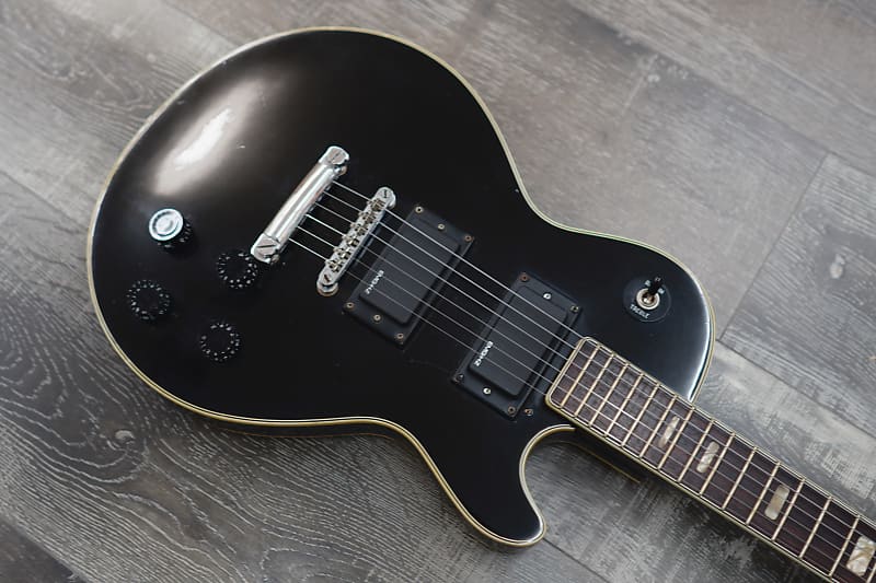 LP Style Electric Guitar *Made In Japan - Black w/EMG-HZ pickups (Custom  Setup) | Reverb