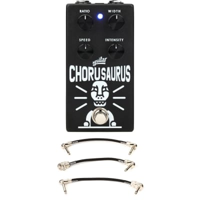 Aguilar Chorusaurus V2 Bass Chorus Pedal with 3 Patch Cables for sale