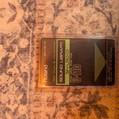 Roland Roland SN-U110-01 Pipe Organ & Harpsichord Sound Library PCM Data Rom for U-110