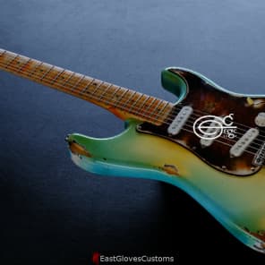 Fender Stratocaster Blue Sky Burst Aged Heavy Relic Rare image 1