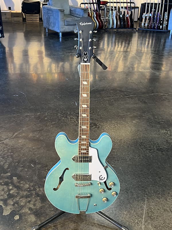 ギター epiphone casino worn blue denim Epiphone Casino Worn Blue Denim <エピフォン>｜平野楽器