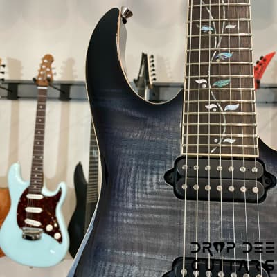 Ibanez J Custom RG8527 7-String Electric Guitar w/ Case-Black Rutile image 5