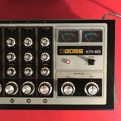 BOSS KM-6B ミキサー Boss KM-6B Vintage 6-Channel Mixer | Reverb