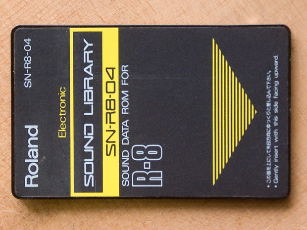 Roland Sound Library SN-R8-04 Electronic TR-808 Like Sounds