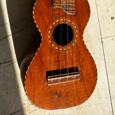 1920s Kumalae Vintage Soprano Style 1 Ukulele Solid Koa Gold