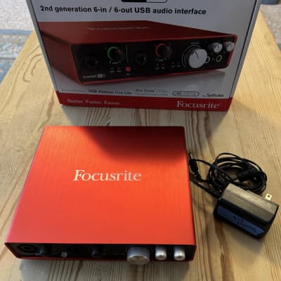 Focusrite Scarlett 6i6 2nd Gen USB Audio Interface