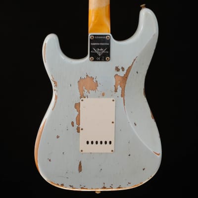 Fender Custom Shop Ltd 1963 Stratocaster Heavy Relic, Sonic Blue 914 7lbs 11.2oz image 10