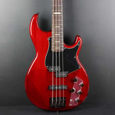 Yamaha BB734A-FRD Fired Red 4-String Active Bass w/Gigbag
