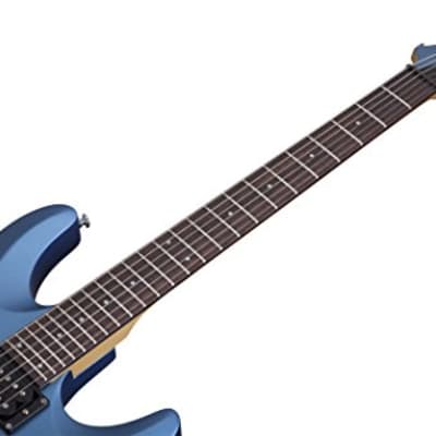 Schecter C-6 Deluxe Electric Guitar, Satin Metallic Light Blue, 431 image 11