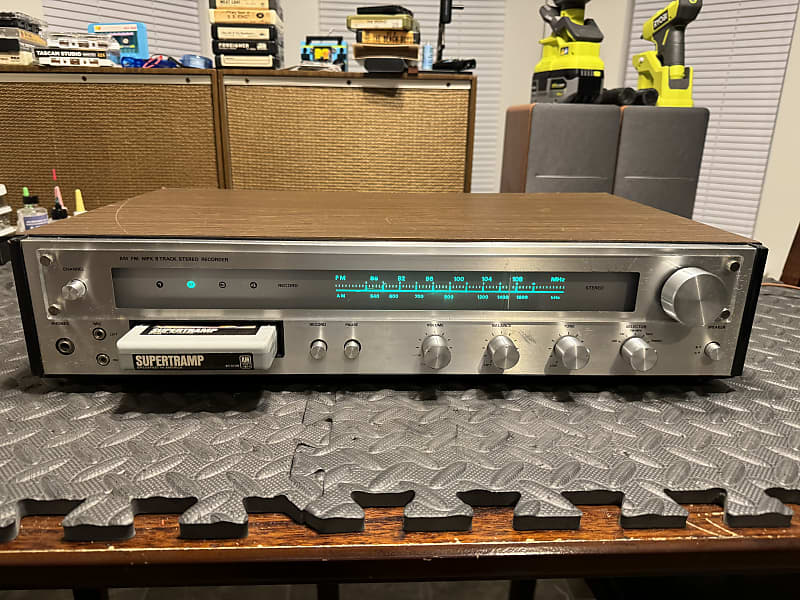 Gran Prix Model 3000 Am/Fm 8 Track Cassette Tape Multiplex Stereo Recorder Receiver image 1