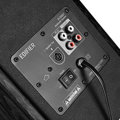 Edifier R1700BT Bluetooth Bookshelf Speakers - Powered 2.0 Active Black Speaker image 6