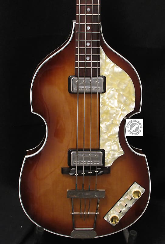 New Hofner H500/1-62, "Mersey" Beatle Bass, Made in Germany, Sunburst, with Hard Case and Tons of Goodies, *and* Free Shipping! image 1