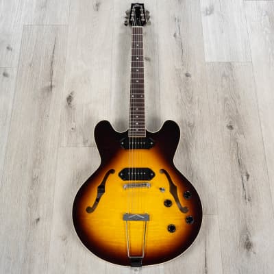 Heritage Standard H-530 Hollowbody Guitar, Rosewood Fretboard, Original Sunburst image 3
