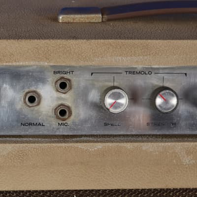 1967 Guild T1-RVT Thunder I Reverb Guitar Tube Combo Amplifier Amp w/ Footswitch image 5