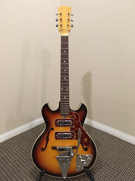 Kingston hollow shop body guitar