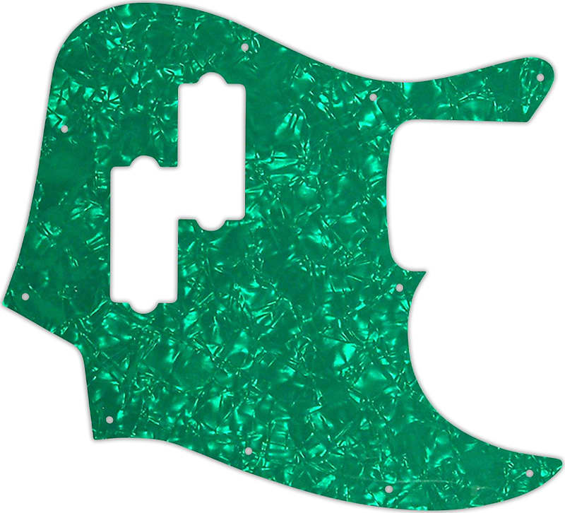 Wd Custom Pickguard For Fender Blacktop Jazz Bass 28gr Green Reverb 4062