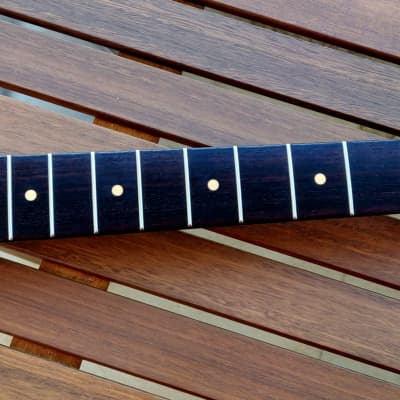 Musikraft Maple/Rosewood Stratocaster Neck Oil Finish 1957 V-Shape, Vintage Compound Radius, SS Frets image 25