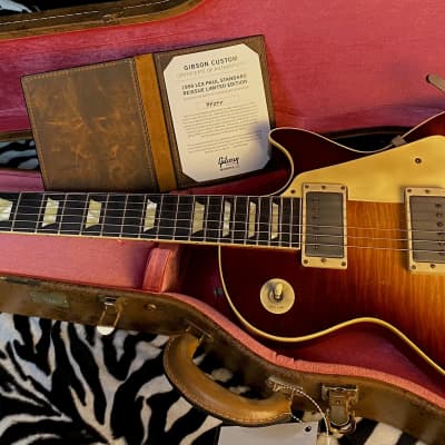 NEW ! 2024 Gibson Custom Les Paul Standard Reissue Limited Edition Murphy Lab Heavy Aged Brazilian Rosewood Board - Tom's Tri-Burst - Bigsby - Authorized Dealer - Only 8.5 lbs - G02390 image 19