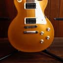 Gibson Les Paul Studio '50s Tribute T Satin Gold Top Electric Guitar 2016 Pre-Owned