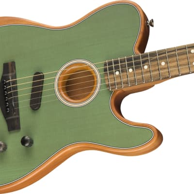 Fender American Acoustasonic Telecaster - Surf Green image 5