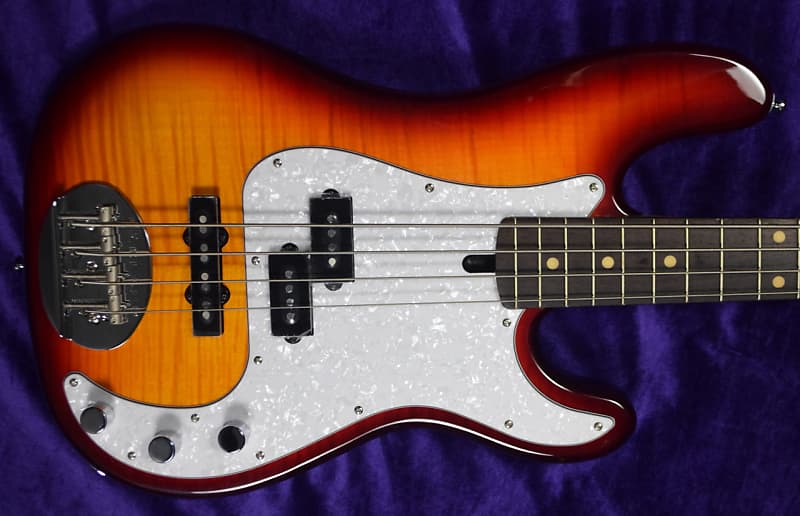 Lakland Skyline 44-64 Custom, Honey Burst w/ Rosewood image 1