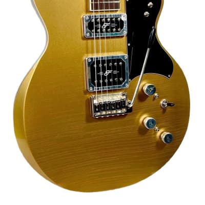 Fiam Guitars Nightingale by Ex Ronin Luthier Izzy Lugo, 2021 Gold/Black NEW (Auhthorized Dealer) image 2