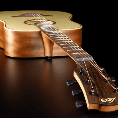 Lag T70D Tramontane 70 Dreadnought Cutaway Tropical Khaya Neck 6-String Acoustic Guitar image 5