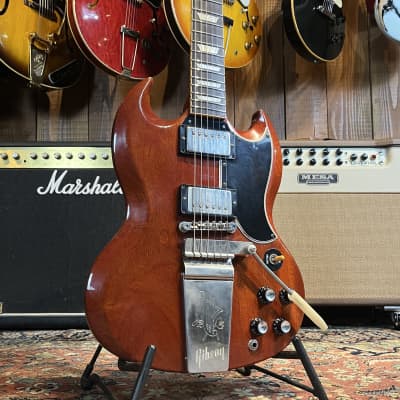 Gibson Custom Shop '61 Les Paul SG Standard Reissue with Vibrola (2007) VOS Faded Cherry for sale
