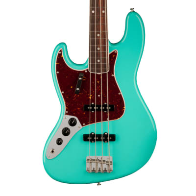 Fender American Vintage II 1966 Jazz Bass LH - Sea Foam Green w/ Rosewood FB image 3