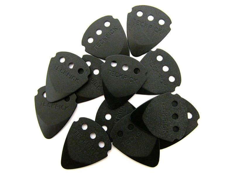 Dunlop Guitar Picks  Techpick (Tech Pick) Aluminum  Metal  Black 467R.BLK image 1